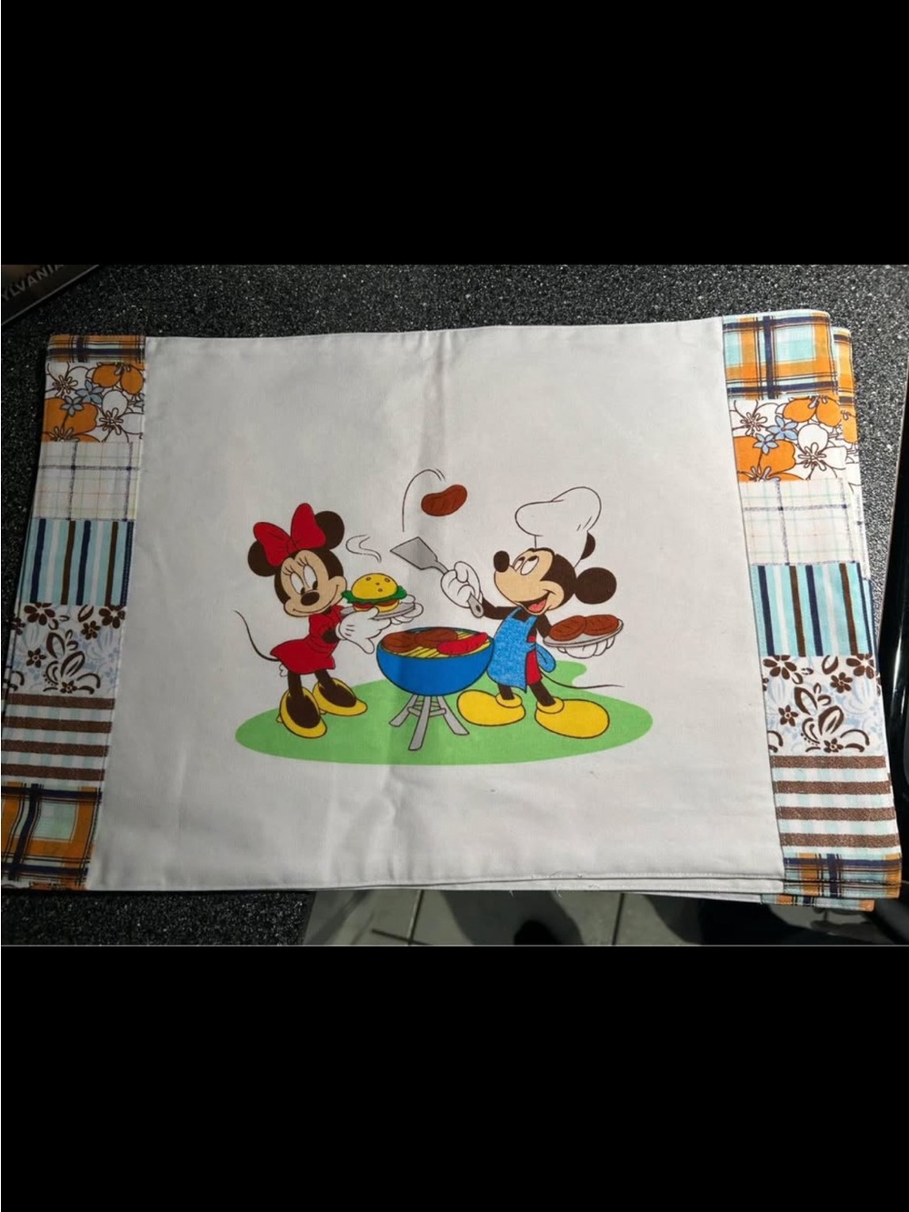 Vintage Disney cloth placemats